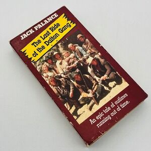The Last Ride of the Dalton Gang VHS Jack Palance Western Movie GoodTimes 9108